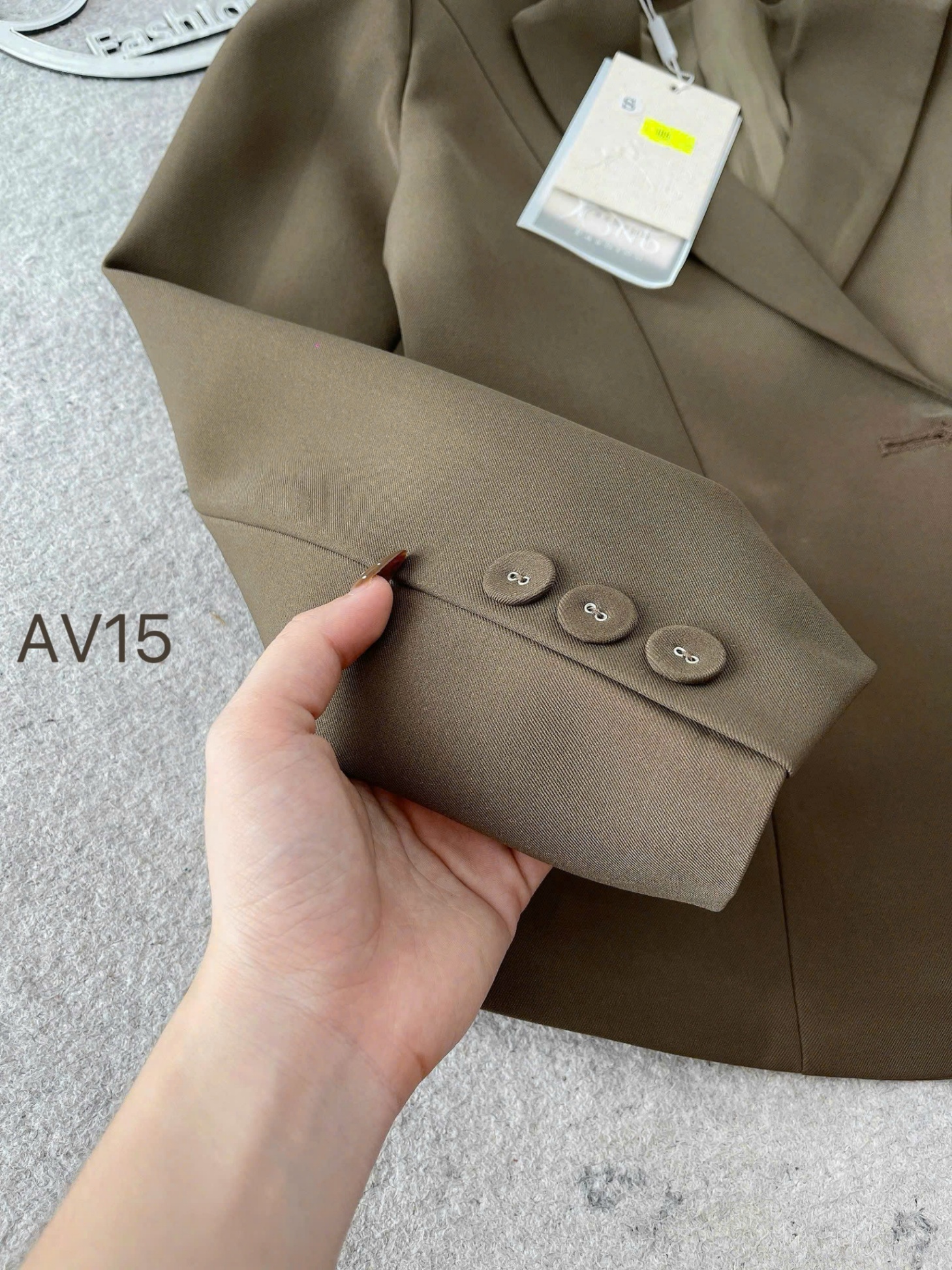 AV15 áo vest 2 lớp 1 cúc