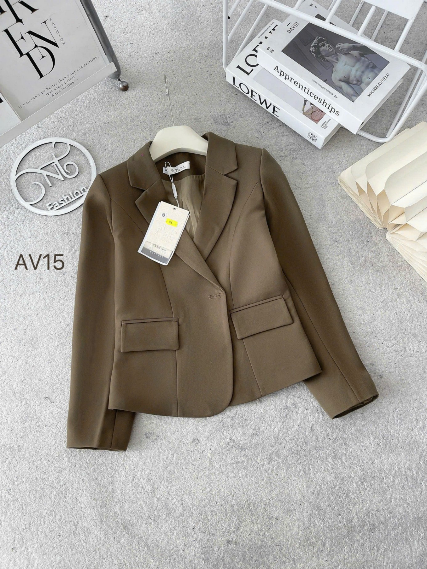 AV15 áo vest 2 lớp 1 cúc
