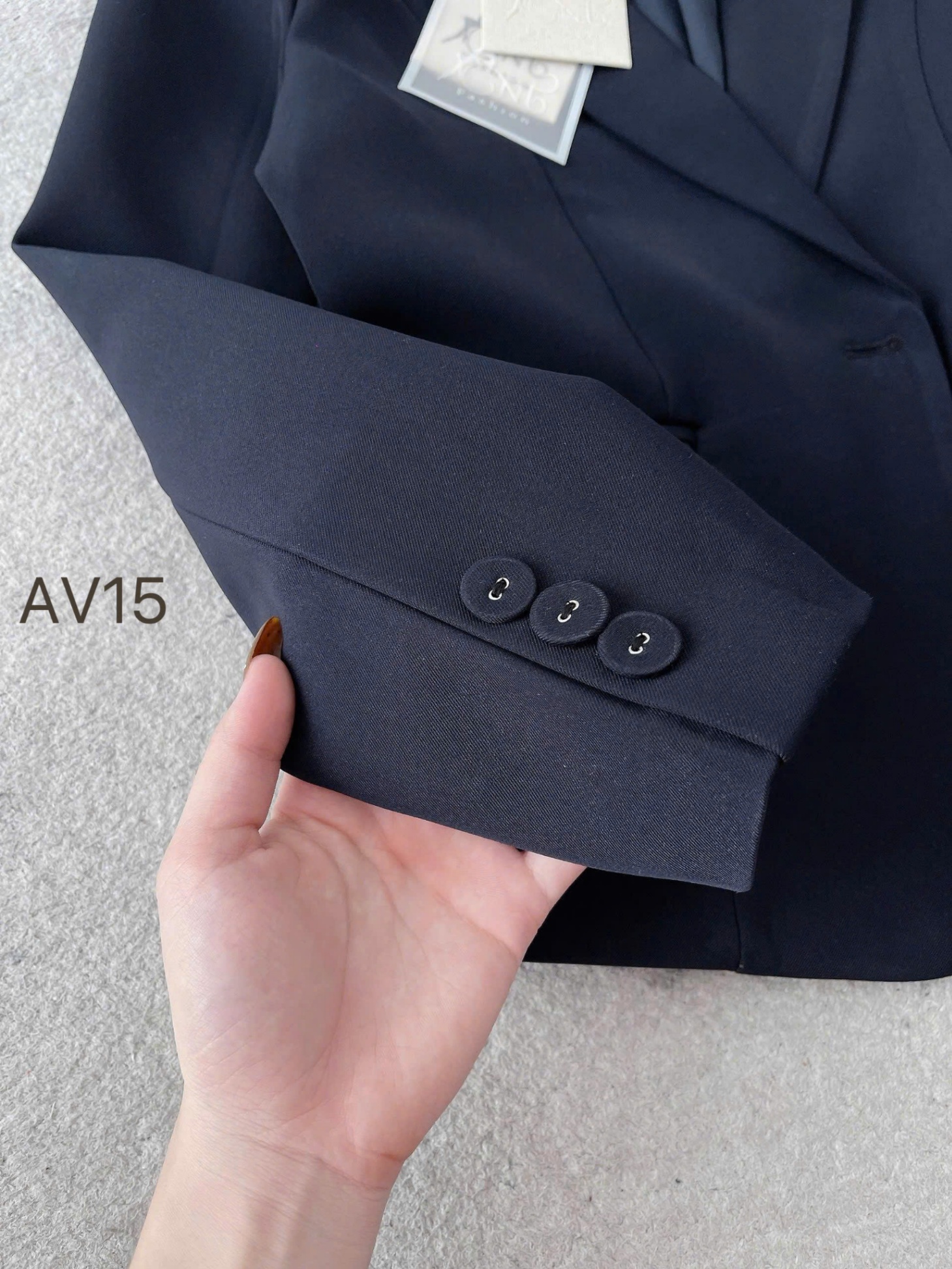 AV15 áo vest 2 lớp 1 cúc