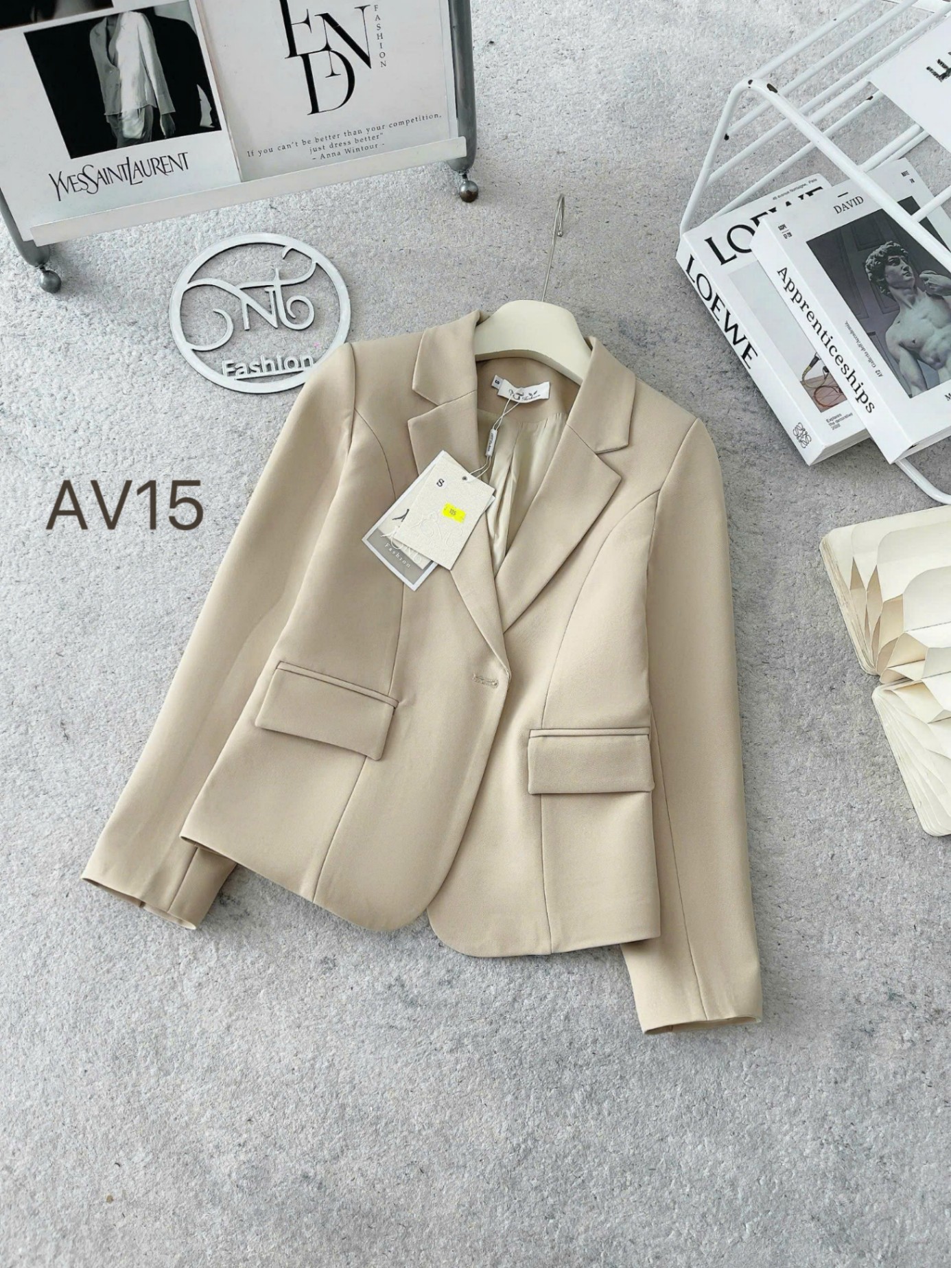 AV15 áo vest 2 lớp 1 cúc