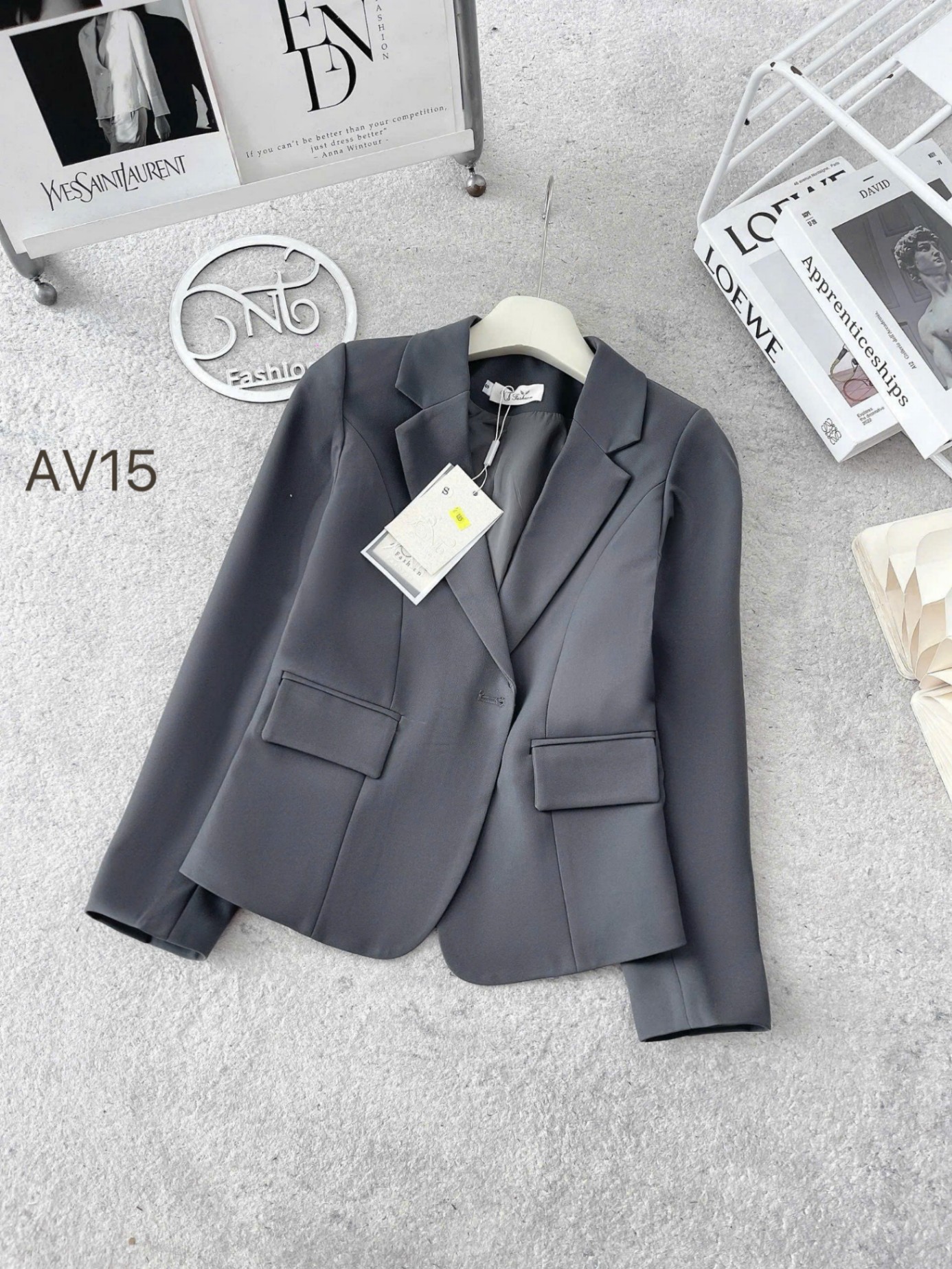 AV15 áo vest 2 lớp 1 cúc
