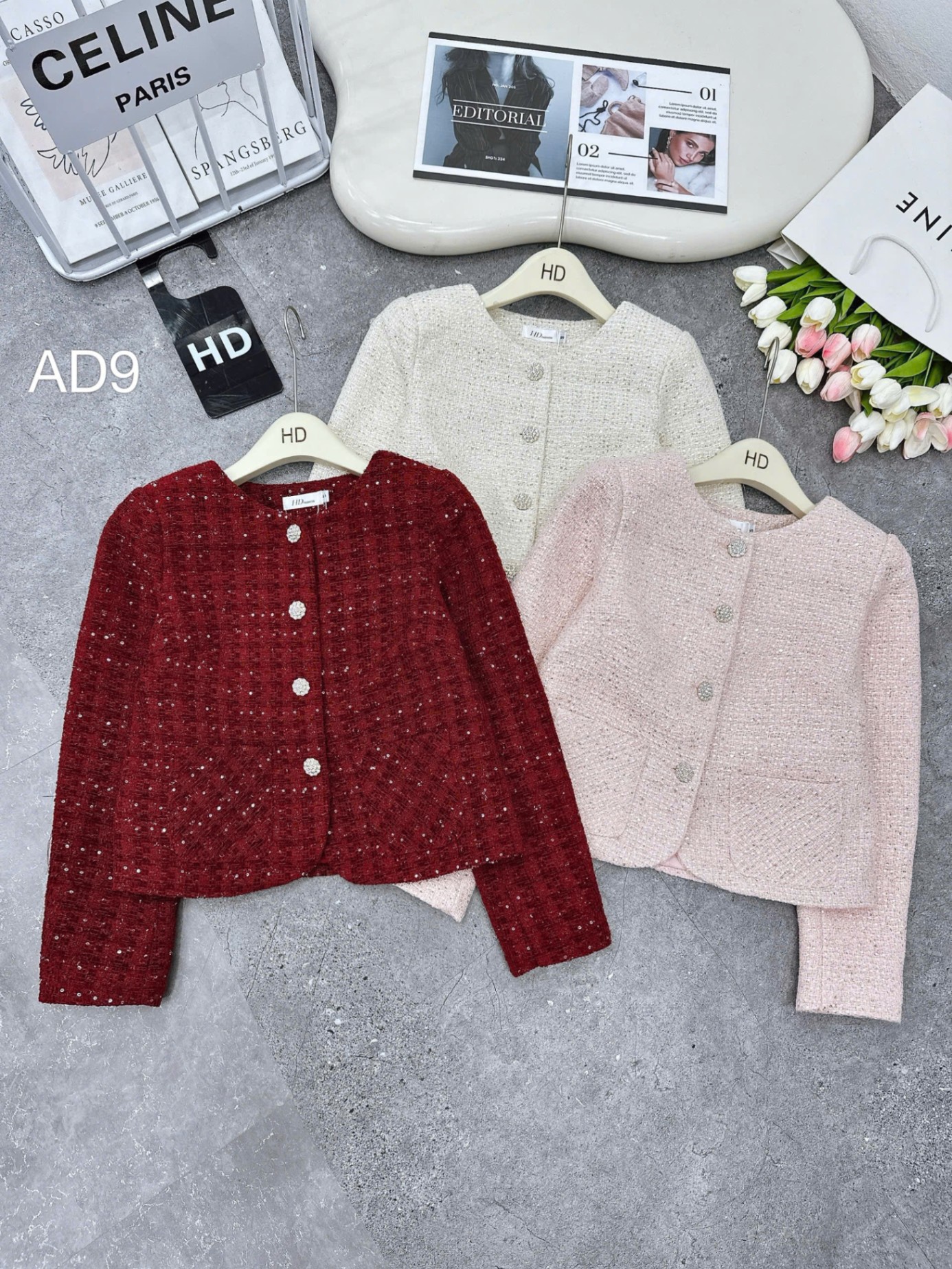 AD9 áo dạ trơn