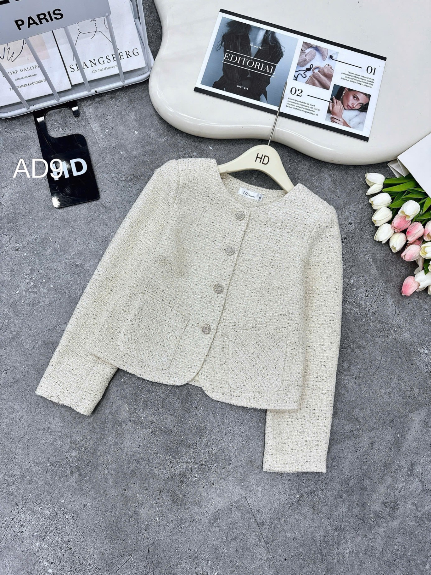AD9 áo dạ trơn