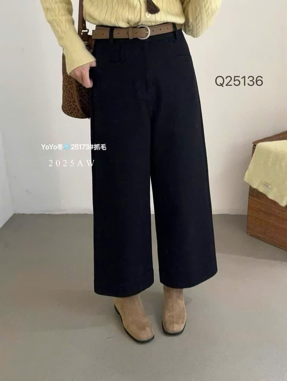 Q25163 quần thô dài 96 ổng 27 có đai