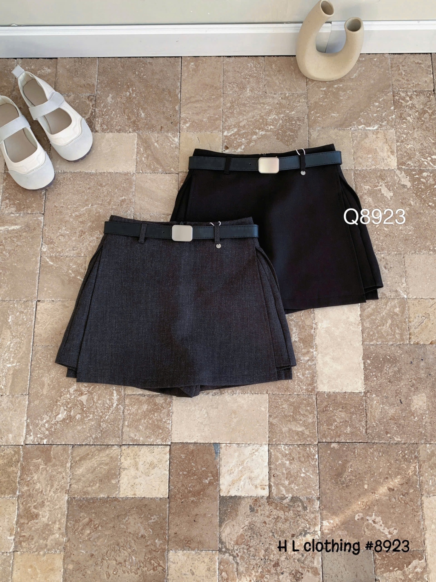 Q8923 quần giả váy 2 vạt