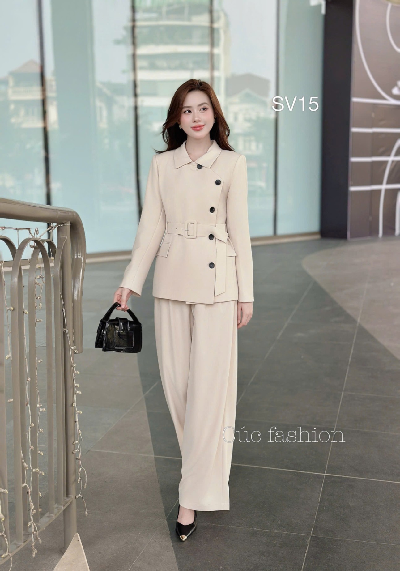 SV15 Sét vest cổ chéo