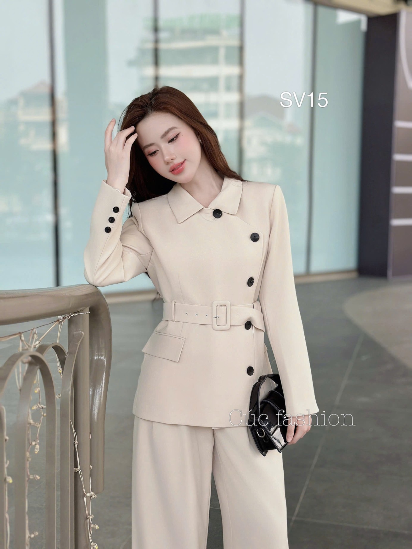 SV15 Sét vest cổ chéo