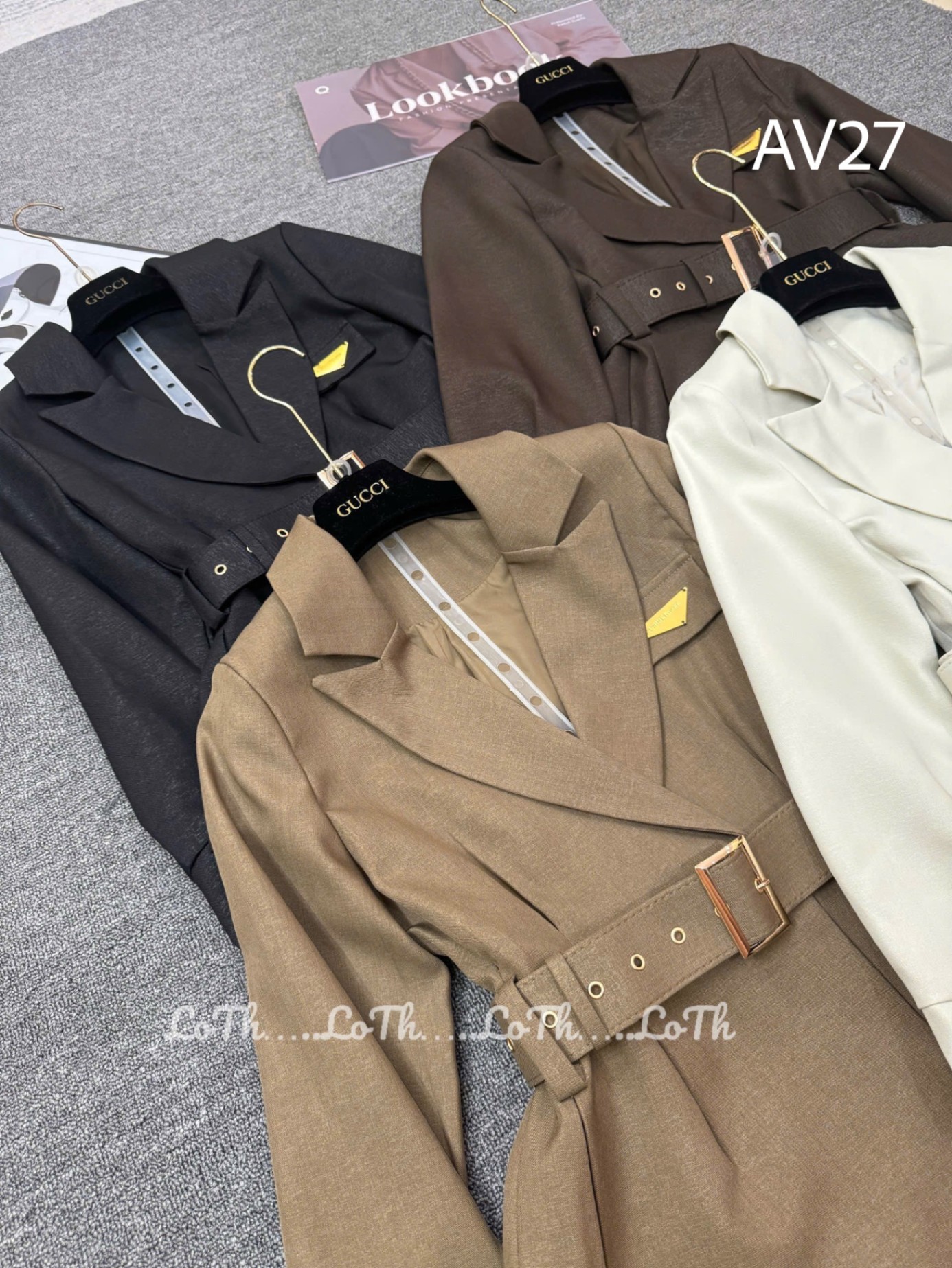 AV27 Áo vest QCCC túi ngực kèm đai vuông