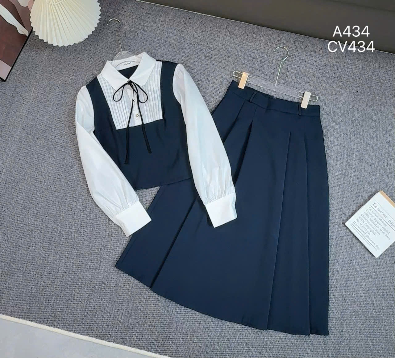 A434 áo ly ngực giả yếm