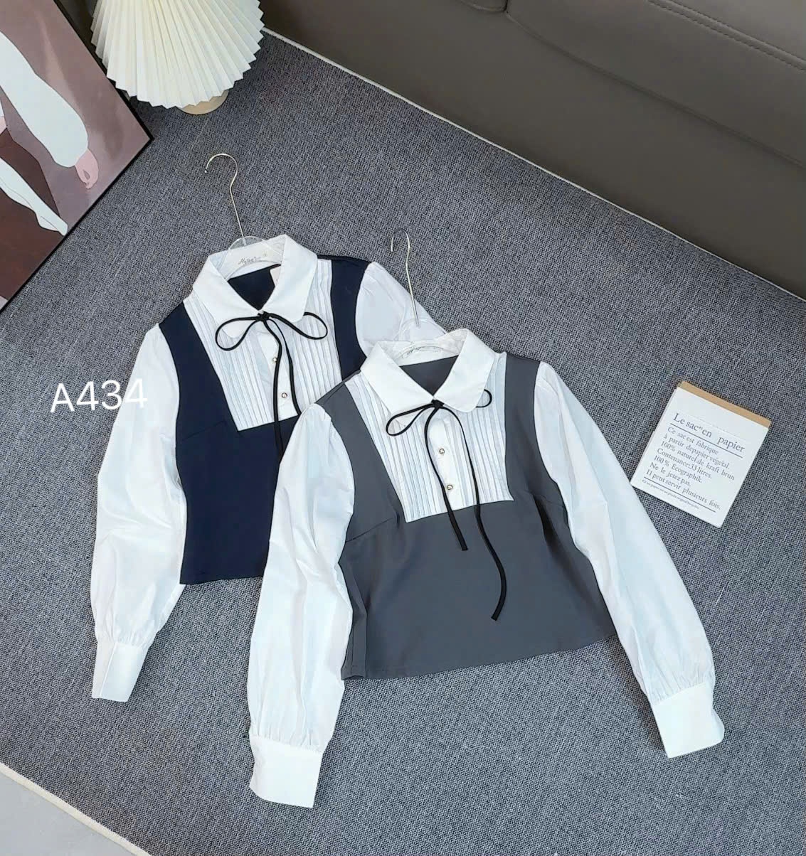 A434 áo ly ngực giả yếm