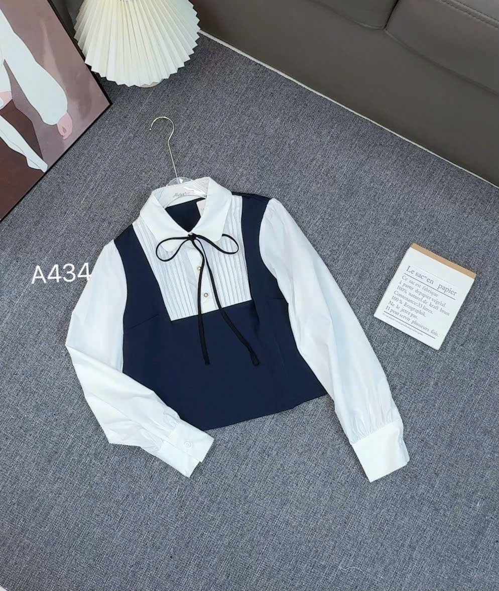 A434 áo ly ngực giả yếm
