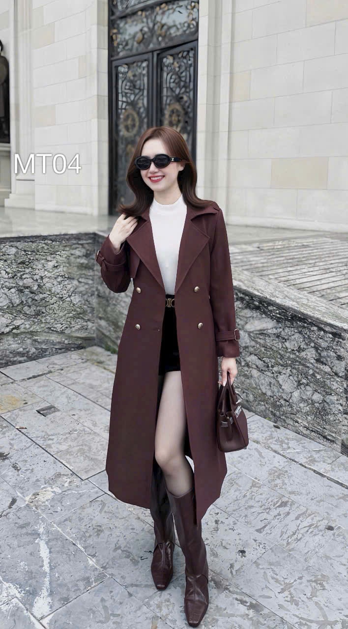 MT04 áo măng tô dáng dài