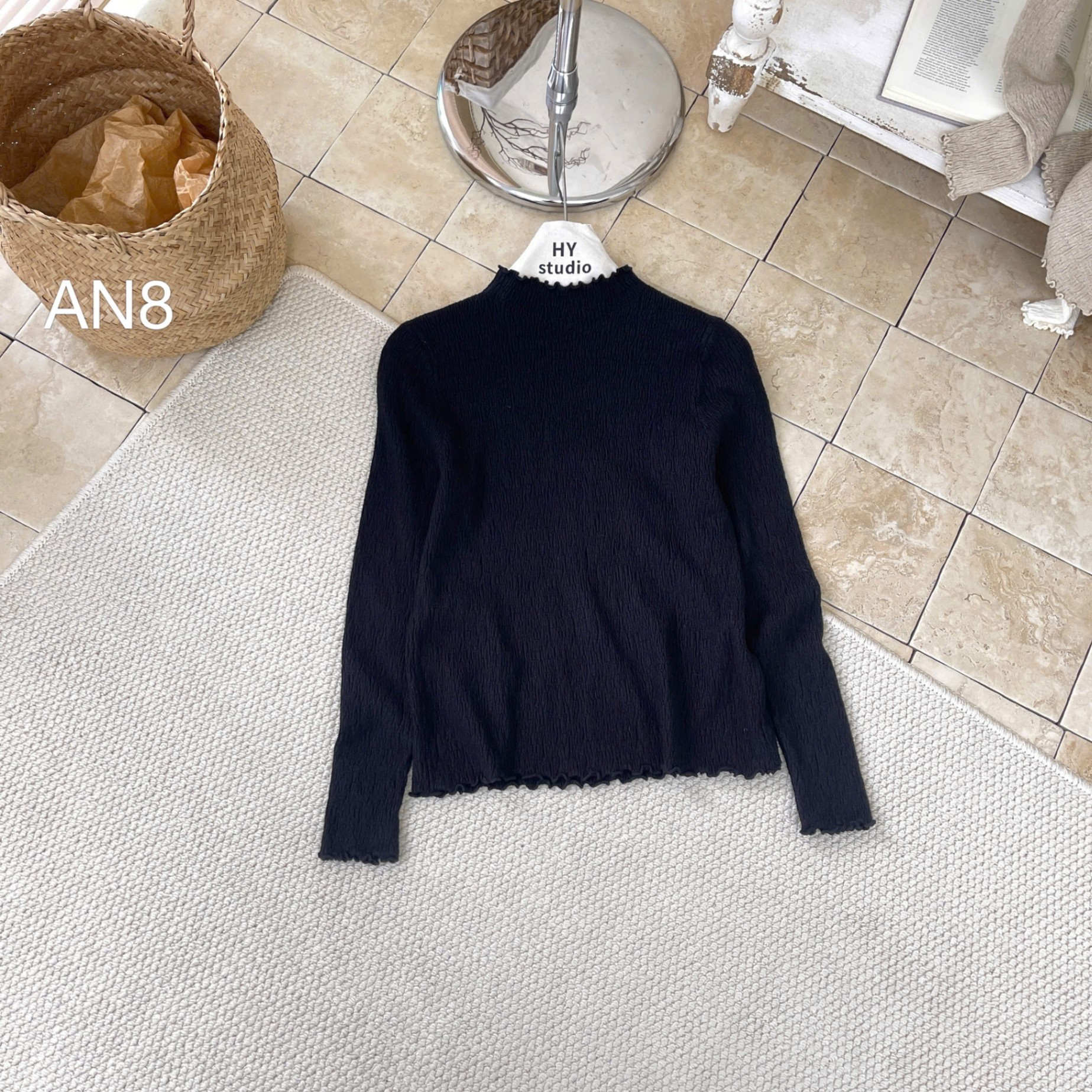 AN8 áo giữ nhiệt viền bèo