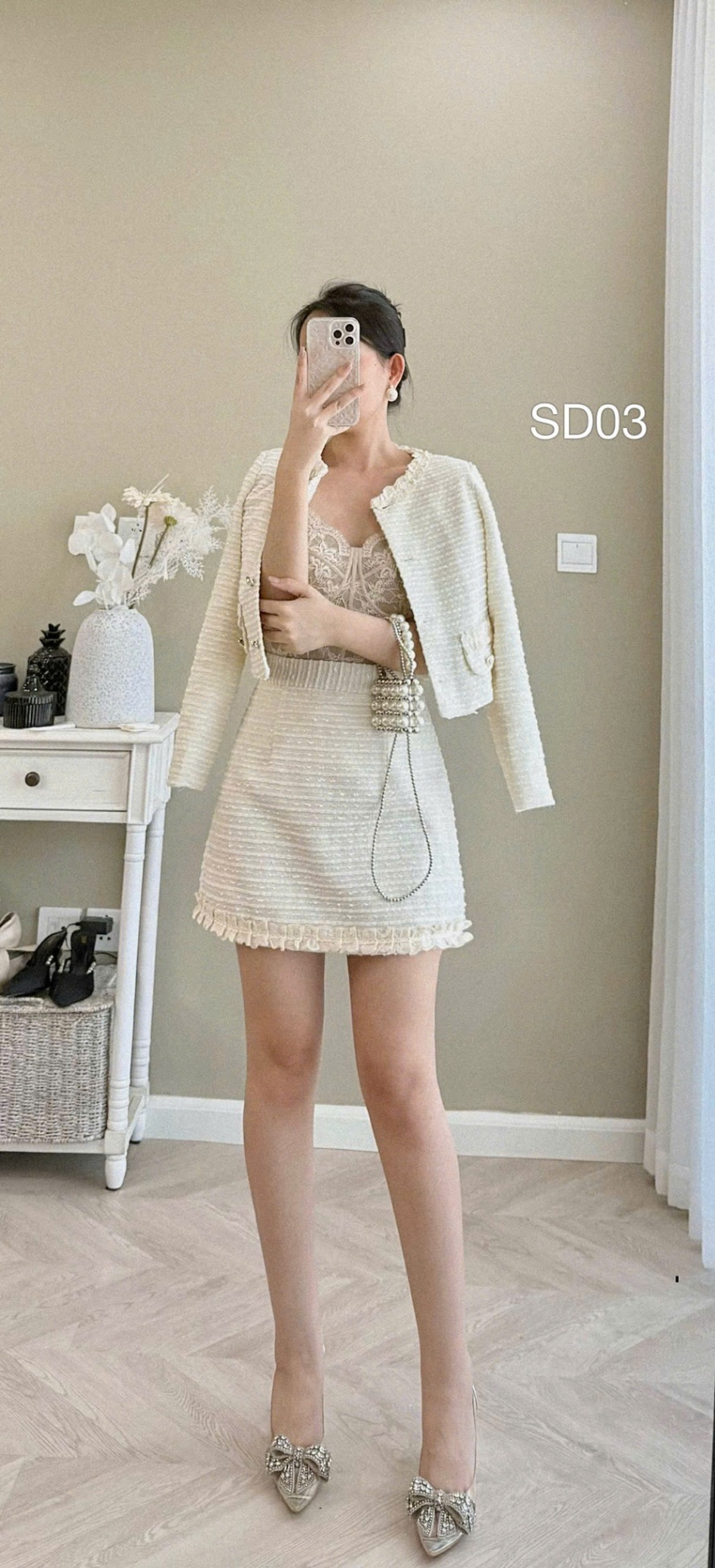 SD03 set dạ viền bèo