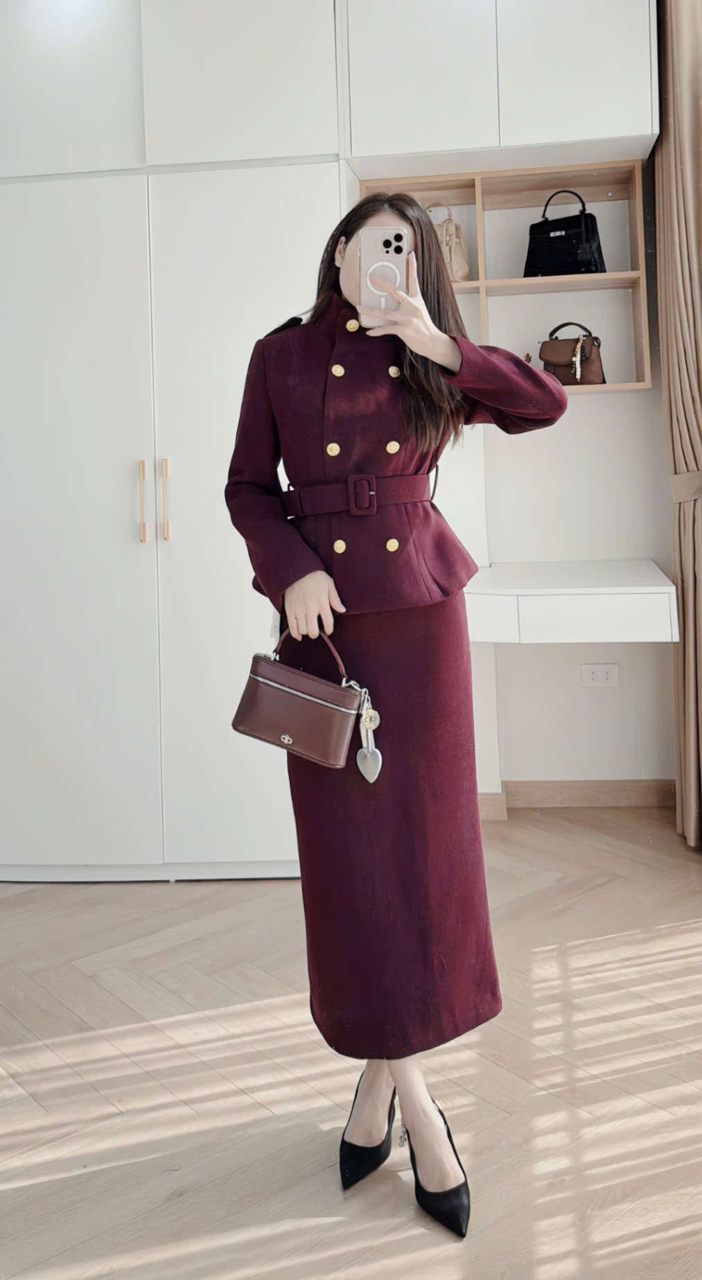SB8275 set dạ QC cổ cao