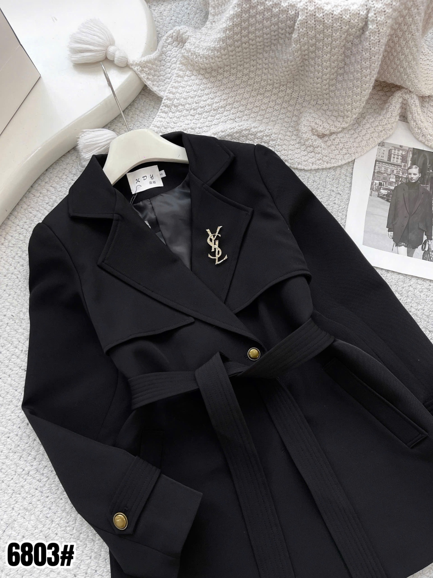MT6803 Mangto dáng ngắn tag YSL