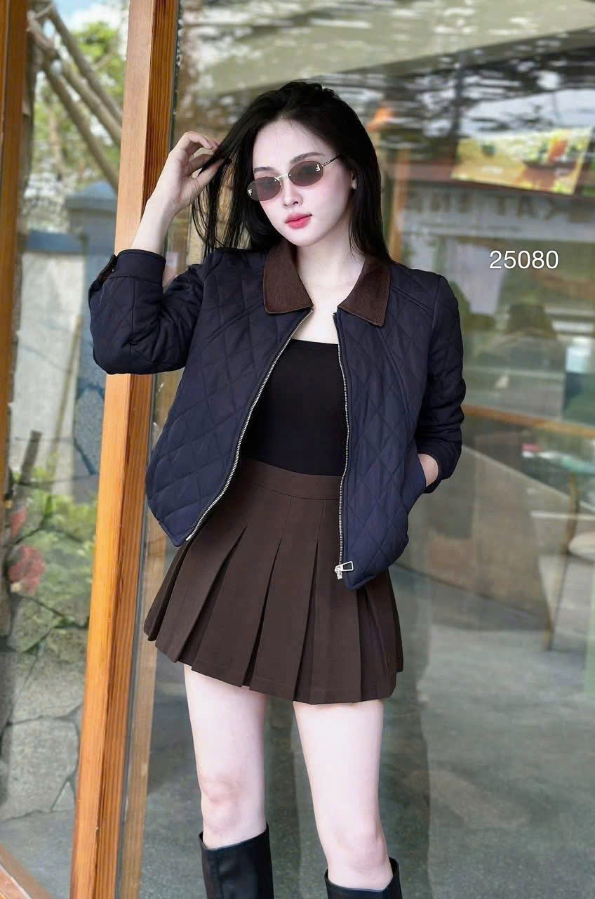 AD25080 áo trần bông cổ nhung
