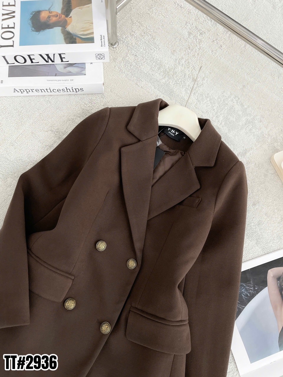 AV2936 áo vest dạ QC lót trần