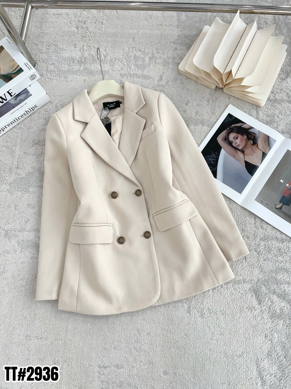 AV2936 áo vest dạ QC lót trần