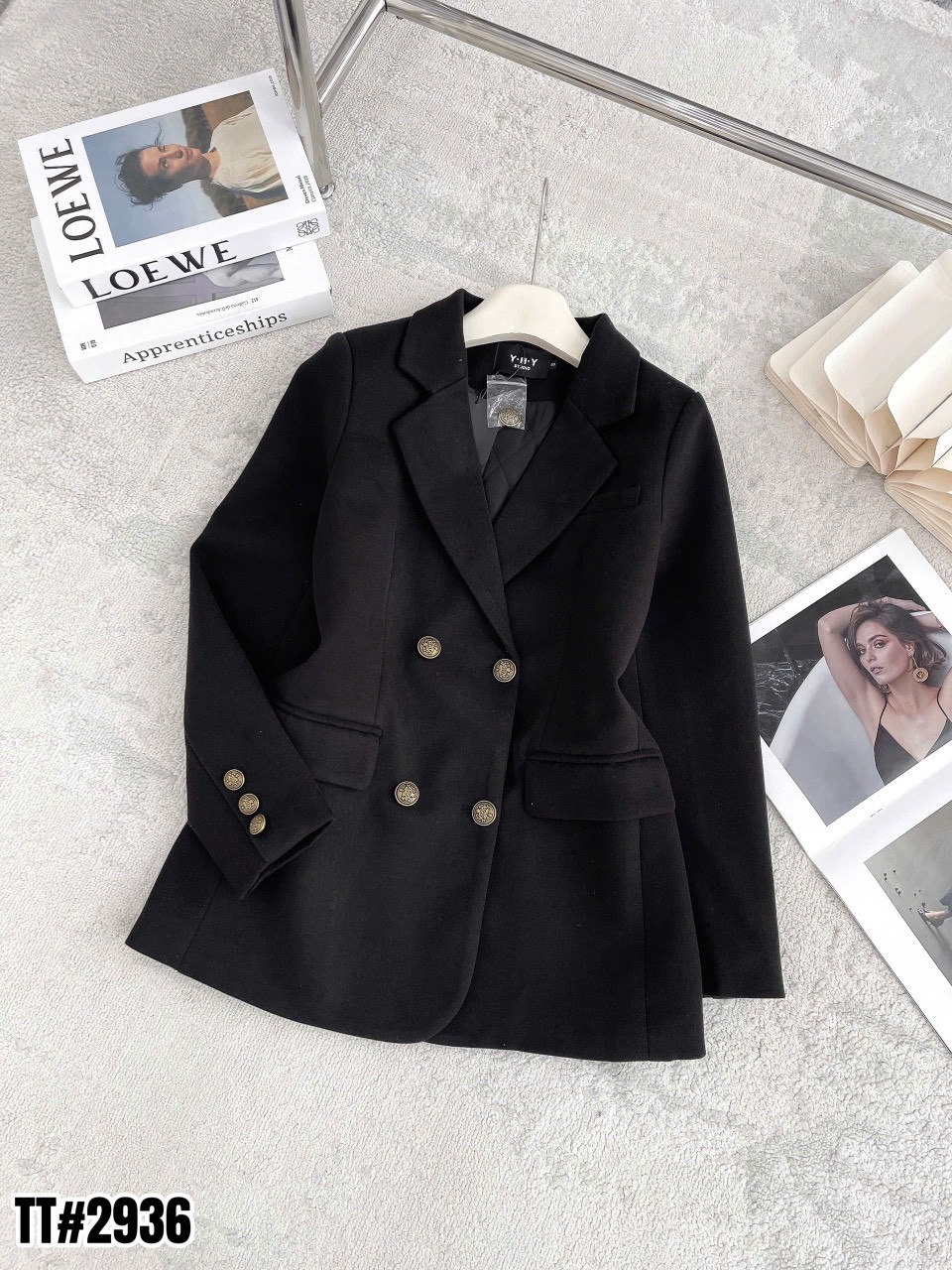 AV2936 áo vest dạ QC lót trần