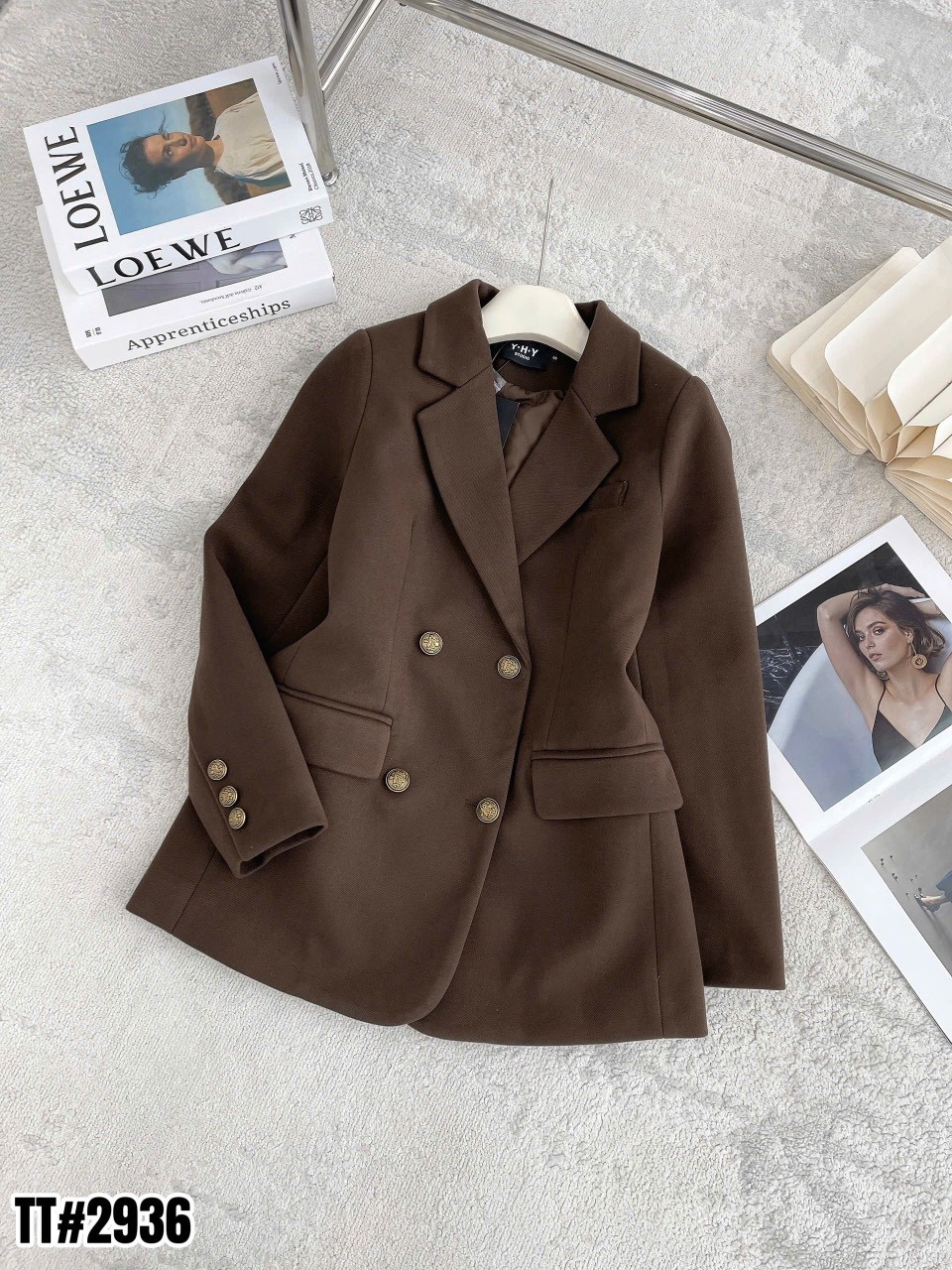 AV2936 áo vest dạ QC lót trần