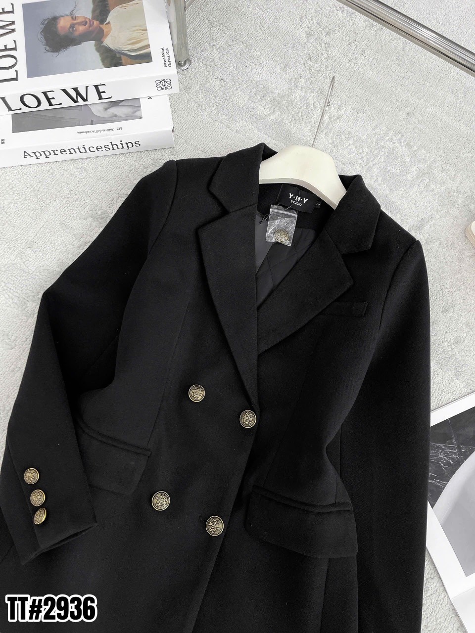AV2936 áo vest dạ QC lót trần