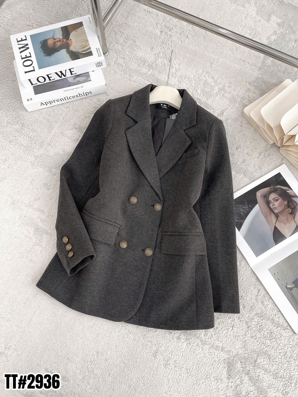 AV2936 áo vest dạ QC lót trần