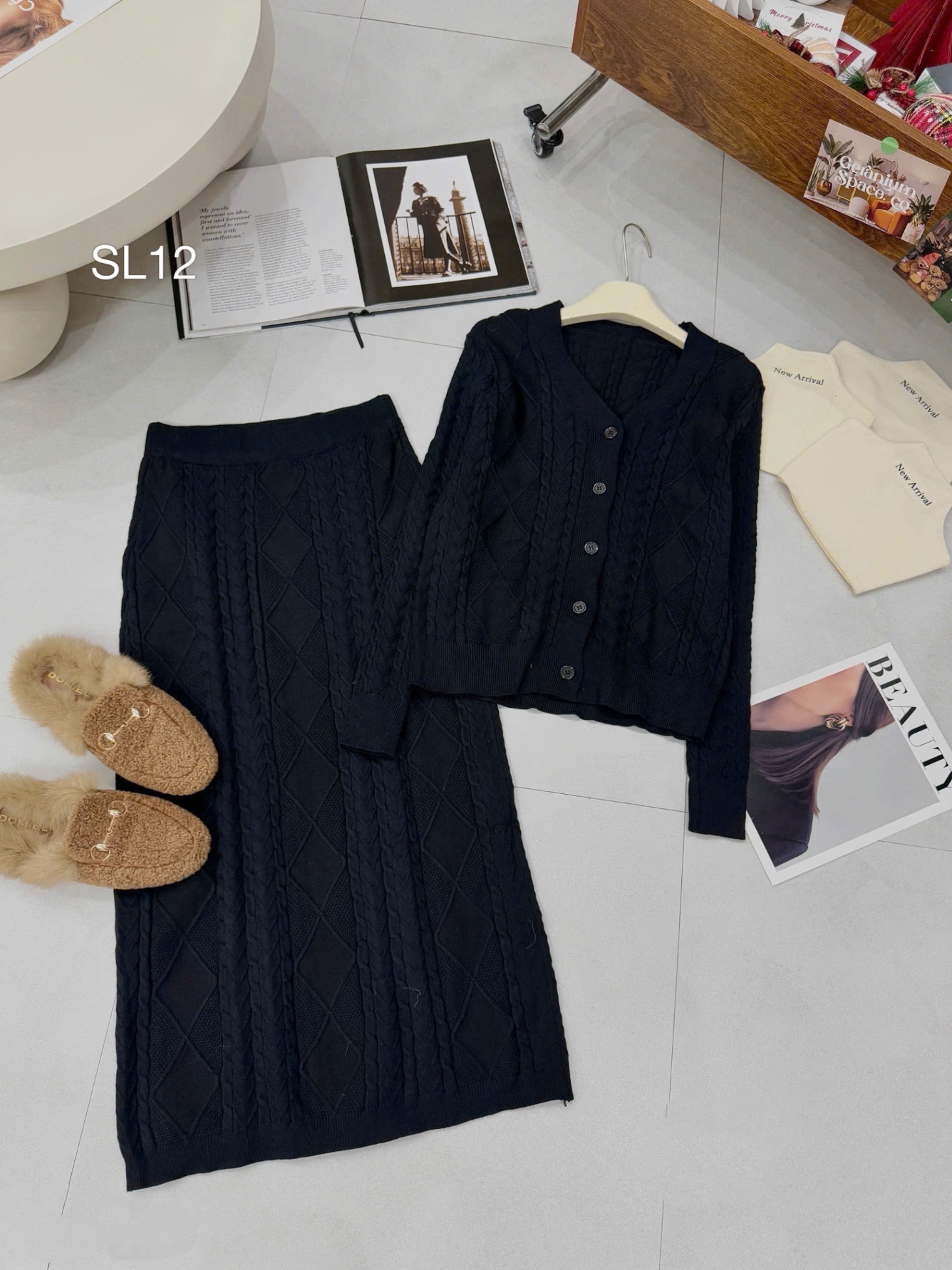 SL12 Sét len thừng trám cúc nhựa