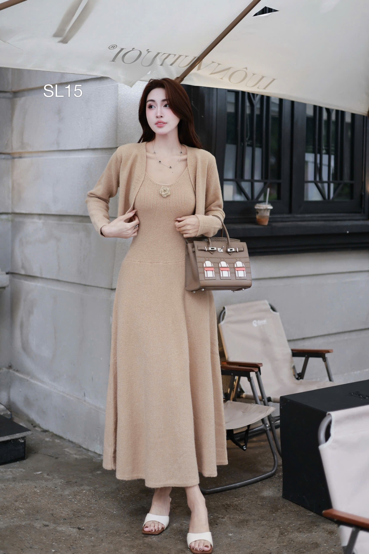 SL15 Sét len hoa ngực