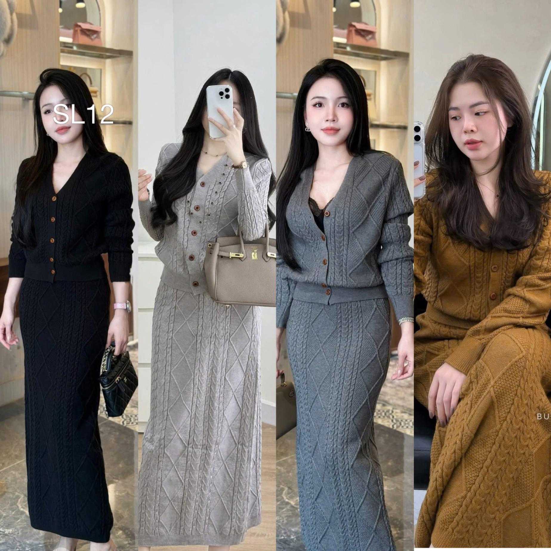 SL12 Sét len thừng trám cúc nhựa