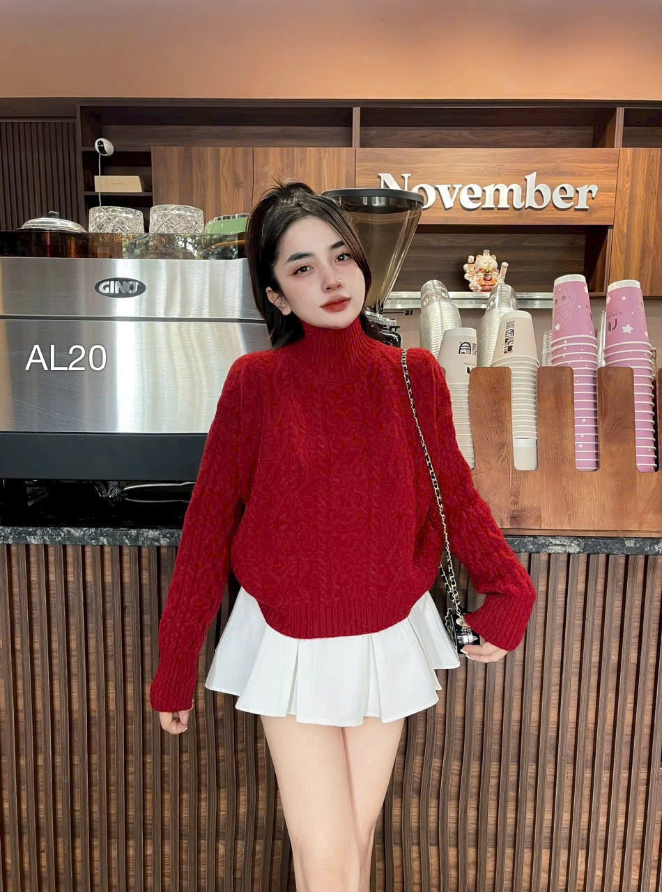 AL20 áo len dáng lửng