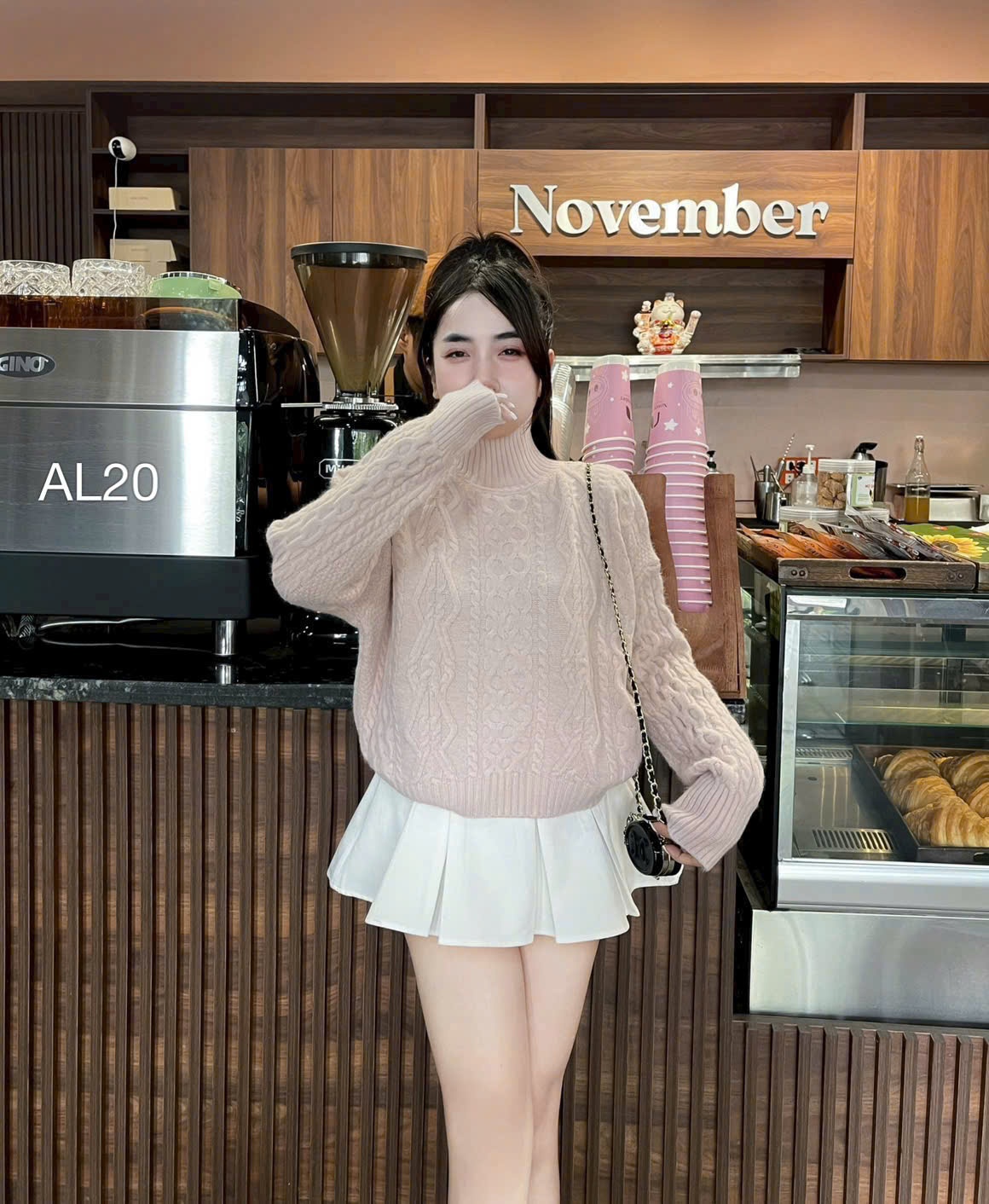 AL20 áo len dáng lửng
