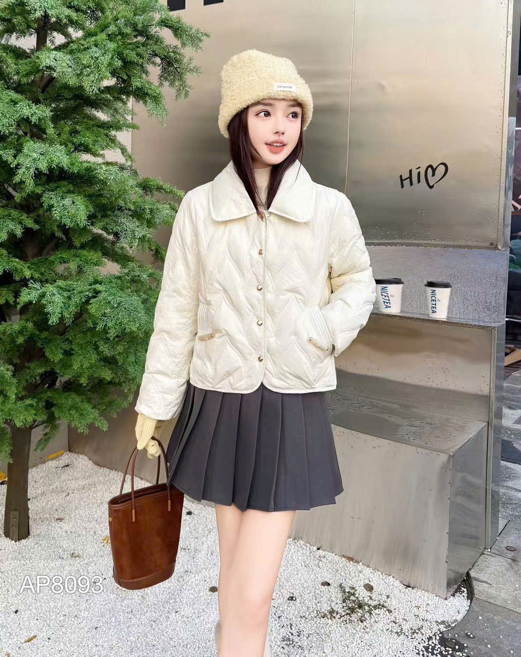 AP8093 áo phao lông vũ siêu nhẹ