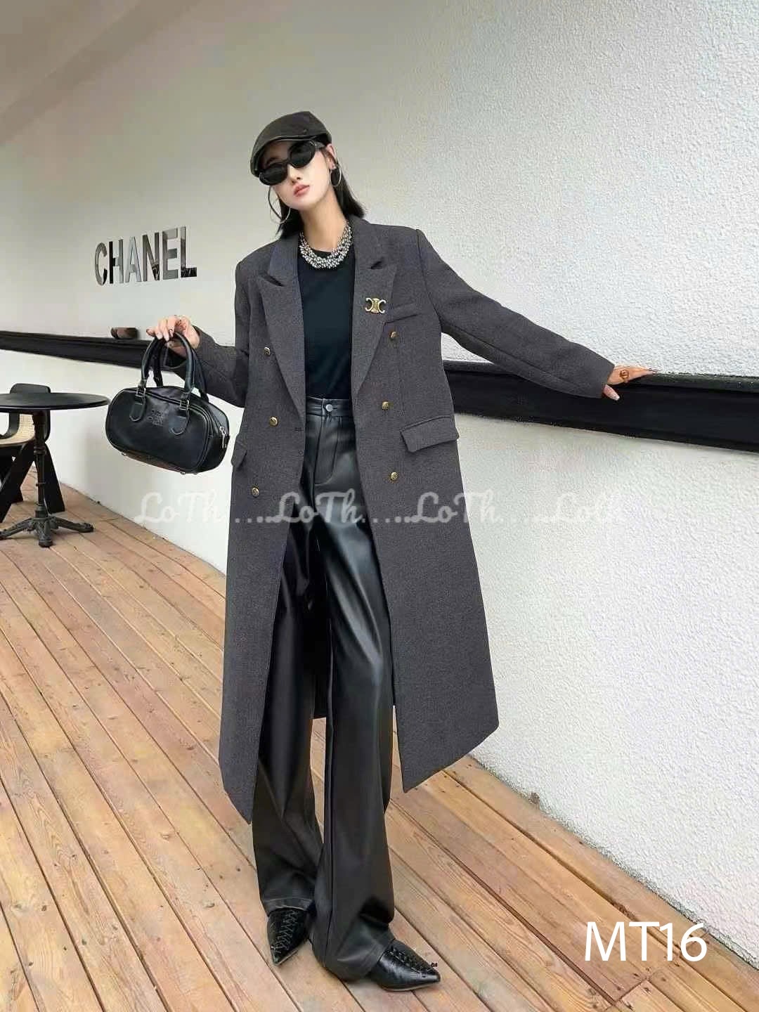 MT16 Mangto dáng dài cổ vếch tag X