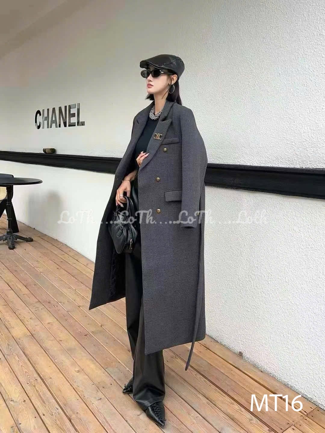 MT16 Mangto dáng dài cổ vếch tag X