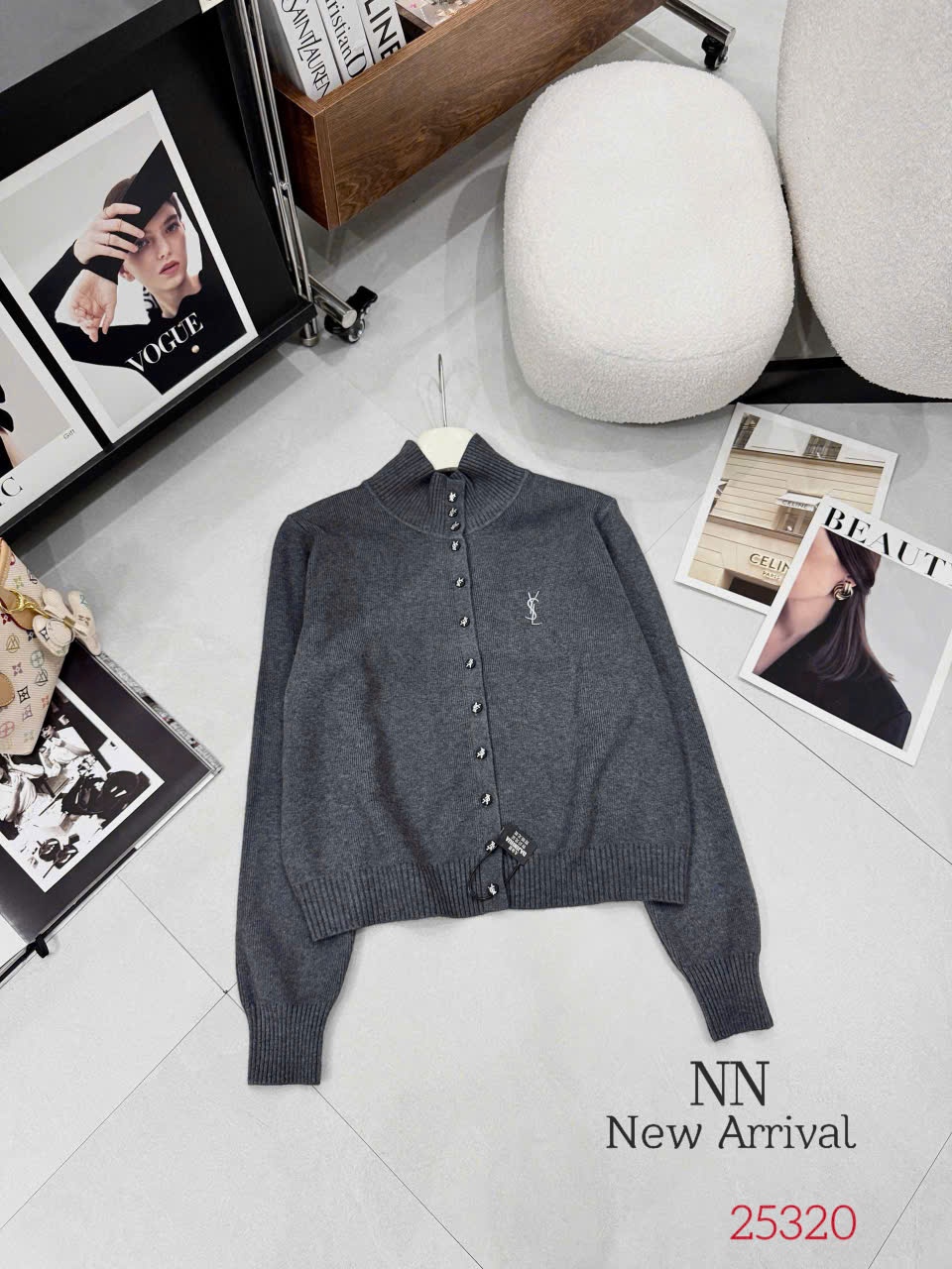 AL25320 len thêu YSL QC