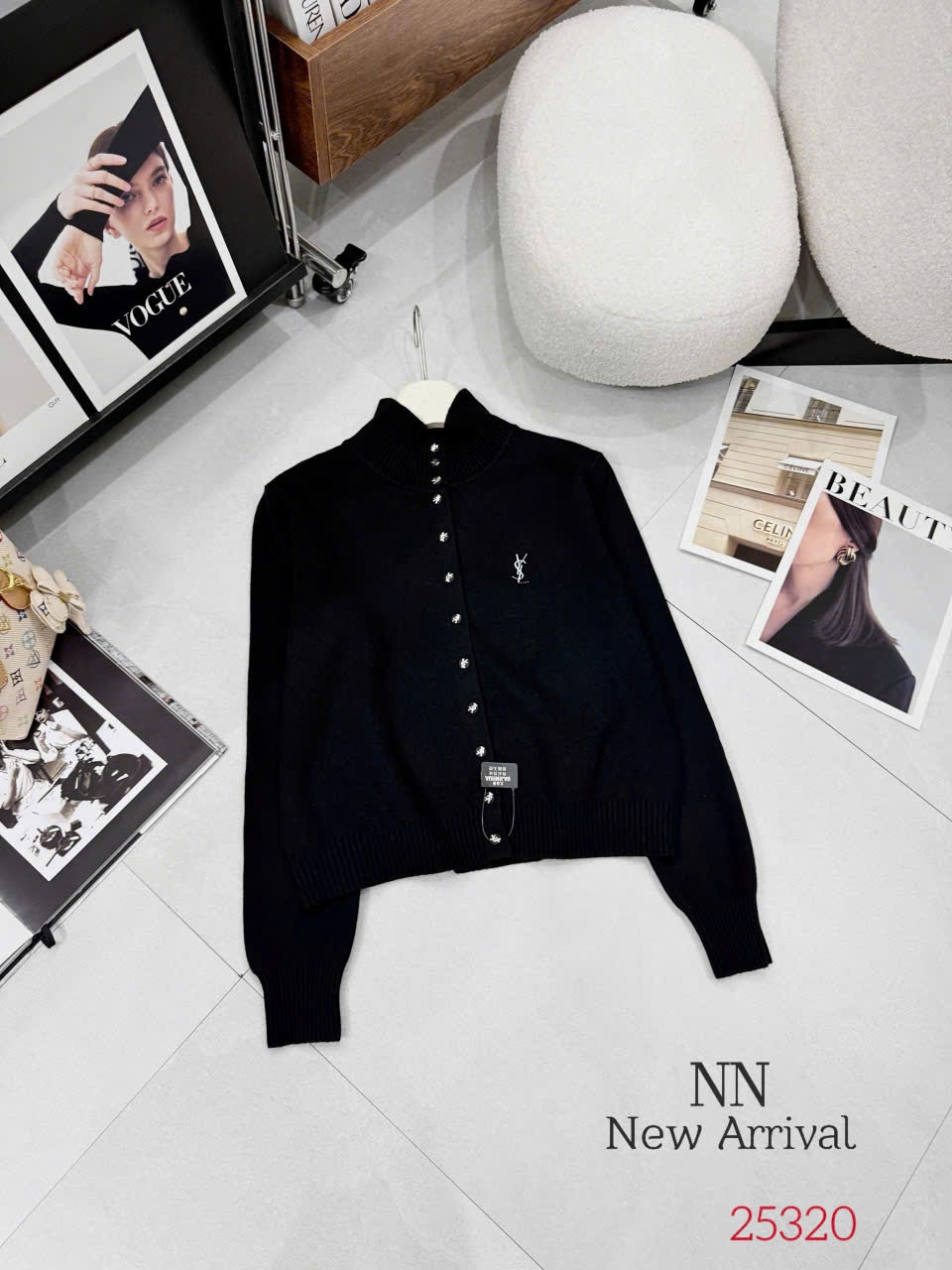 AL25320 len thêu YSL QC