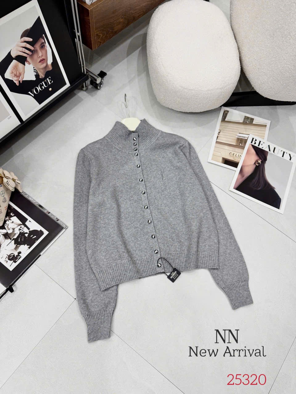 AL25320 len thêu YSL QC