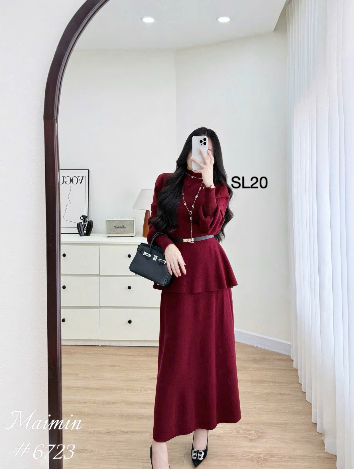 SL20 set len tay bồng kèm đai