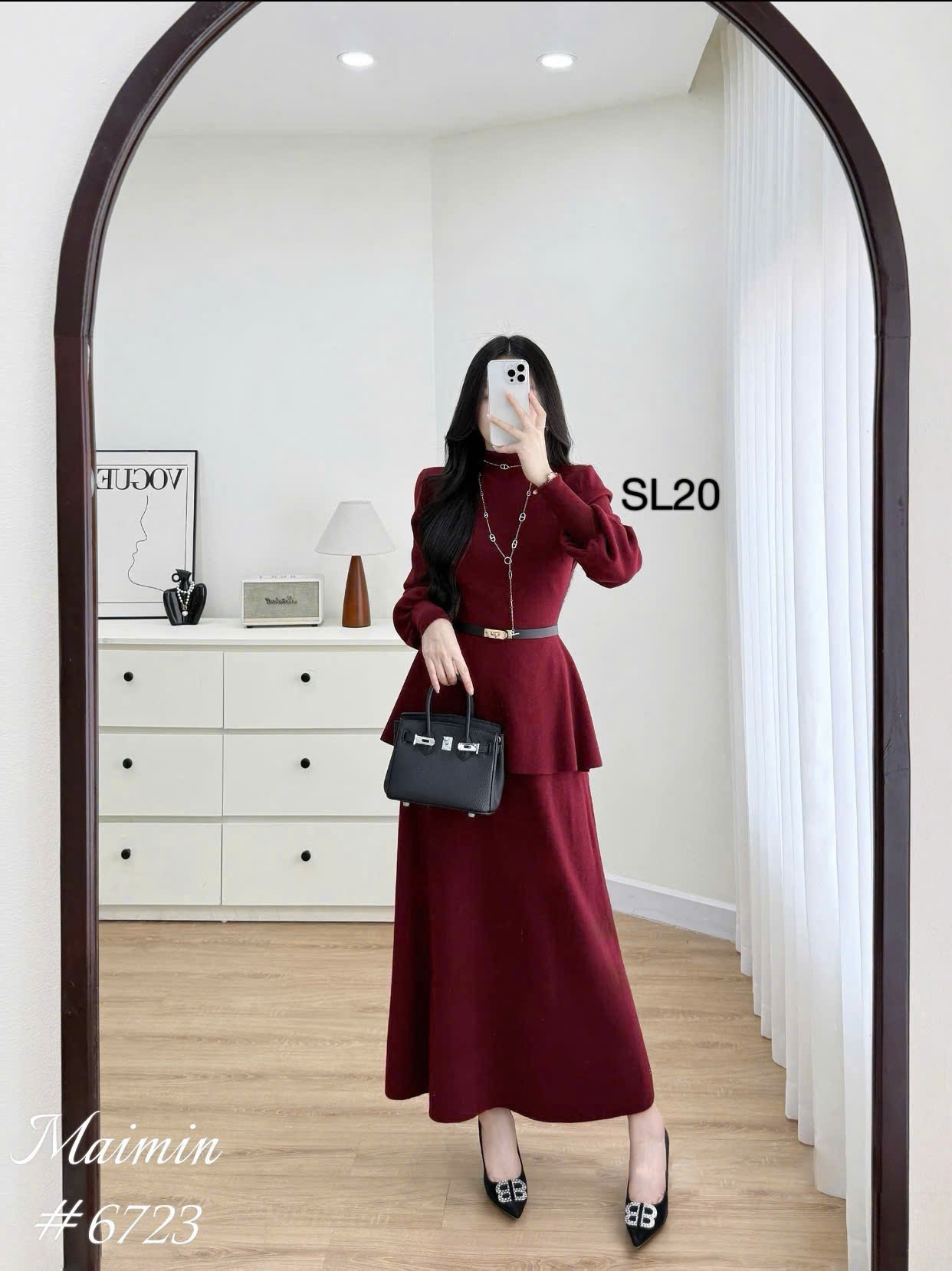 SL20 set len tay bồng kèm đai