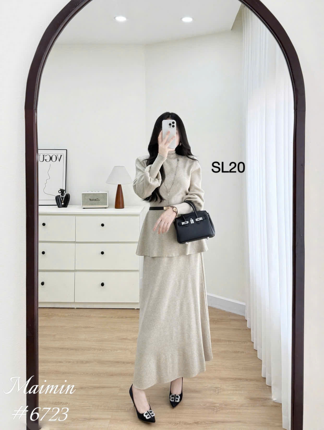 SL20 set len tay bồng kèm đai