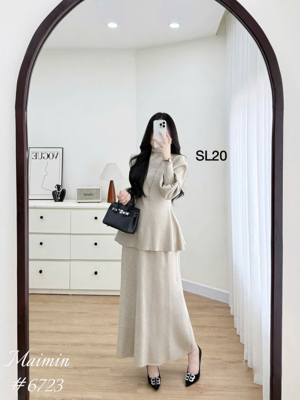 SL20 set len tay bồng kèm đai
