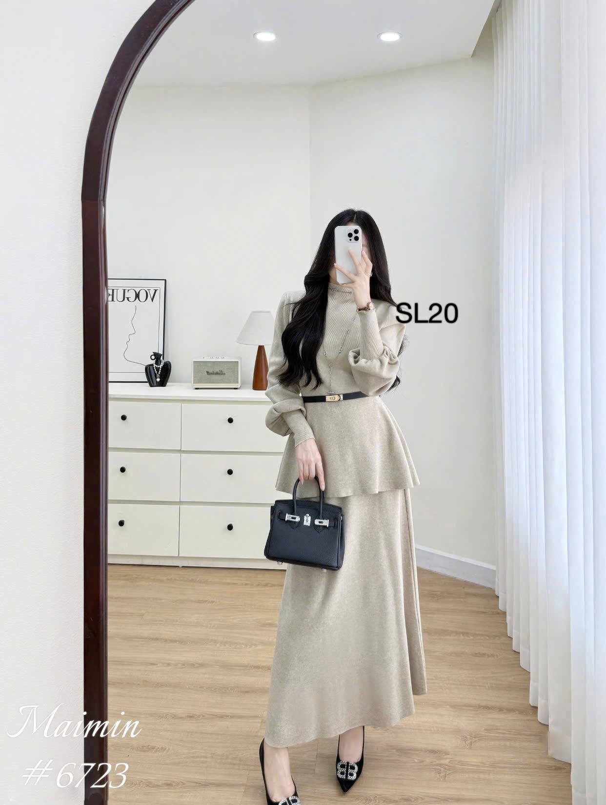 SL20 set len tay bồng kèm đai