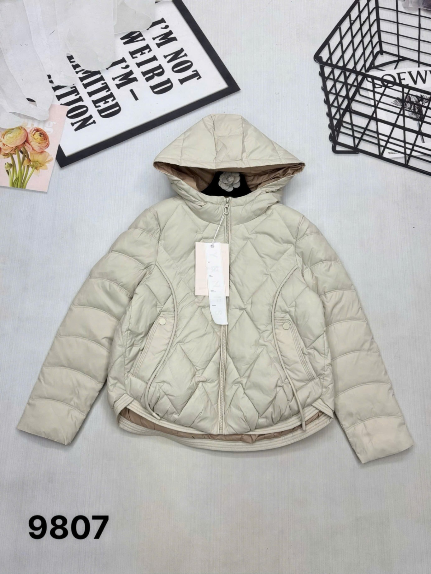 AP9807 áo phao mũ liền QC