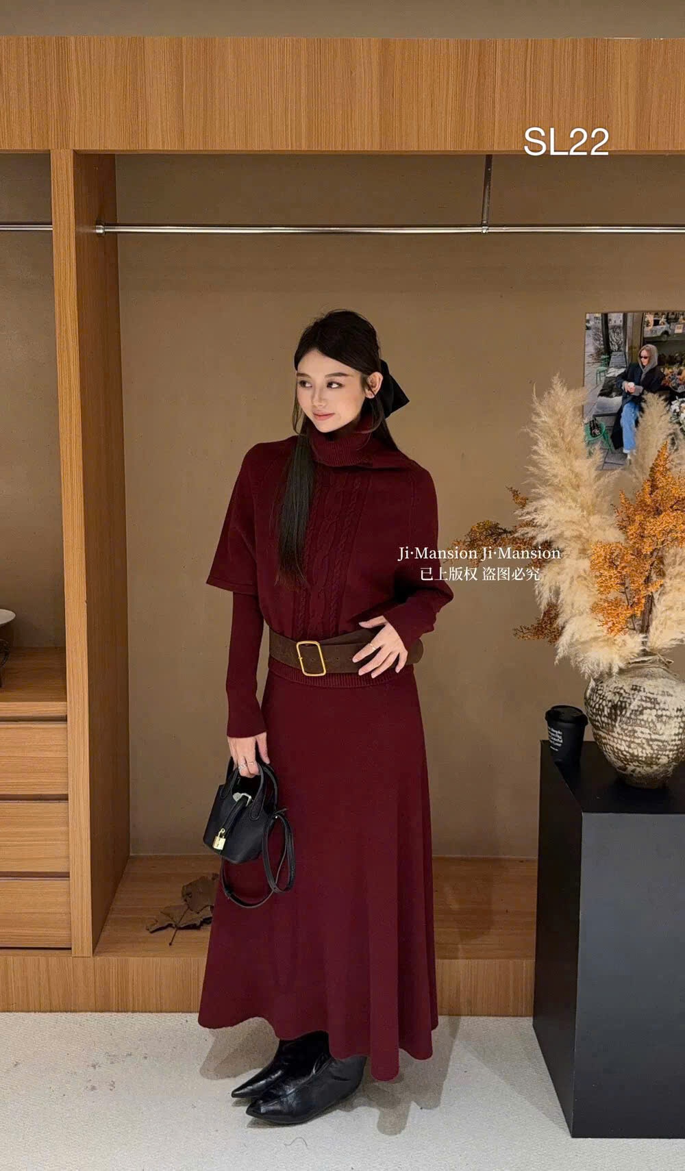 SL22 Sét len cổ lọ kèm đai