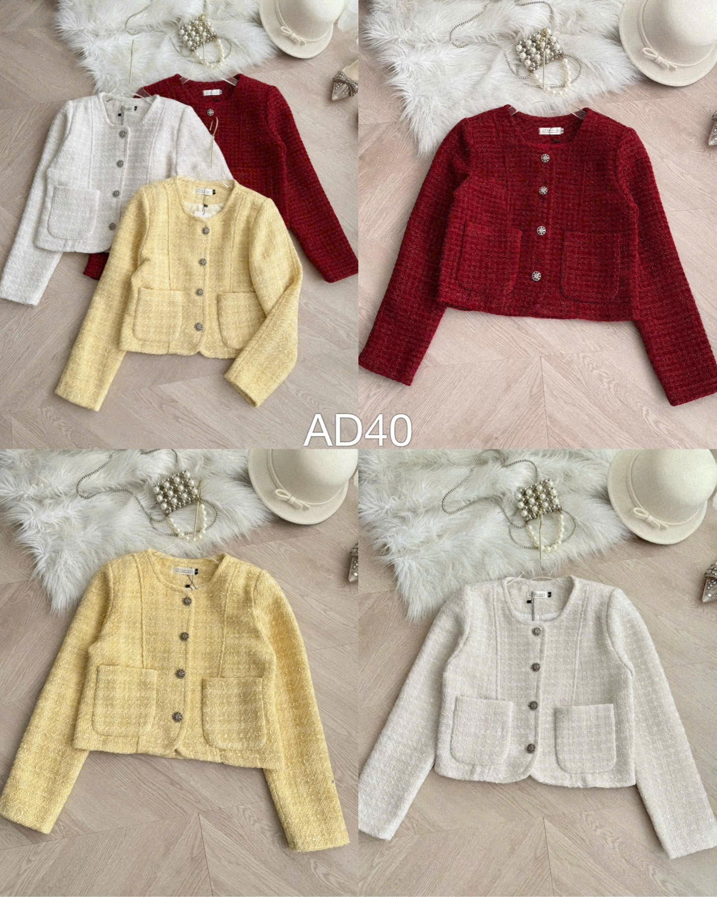 AD40 áo dạ 2 túi