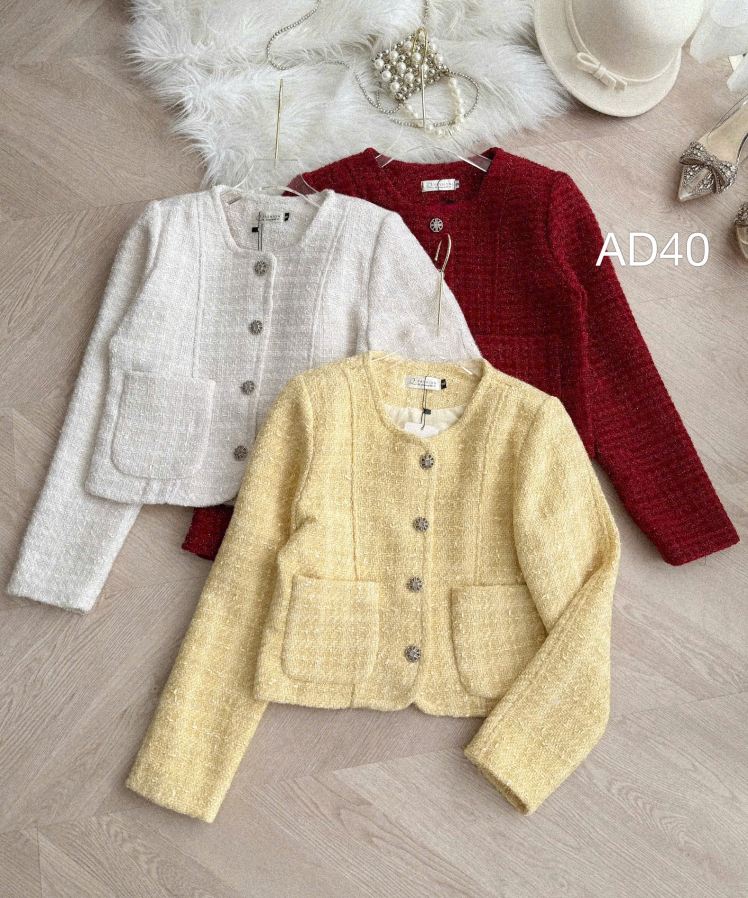 AD40 áo dạ 2 túi