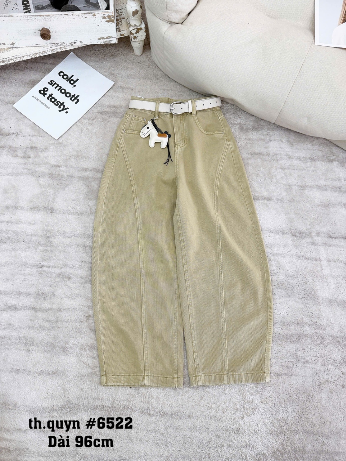 Q6522 Quần jean tag ngựa 96cm