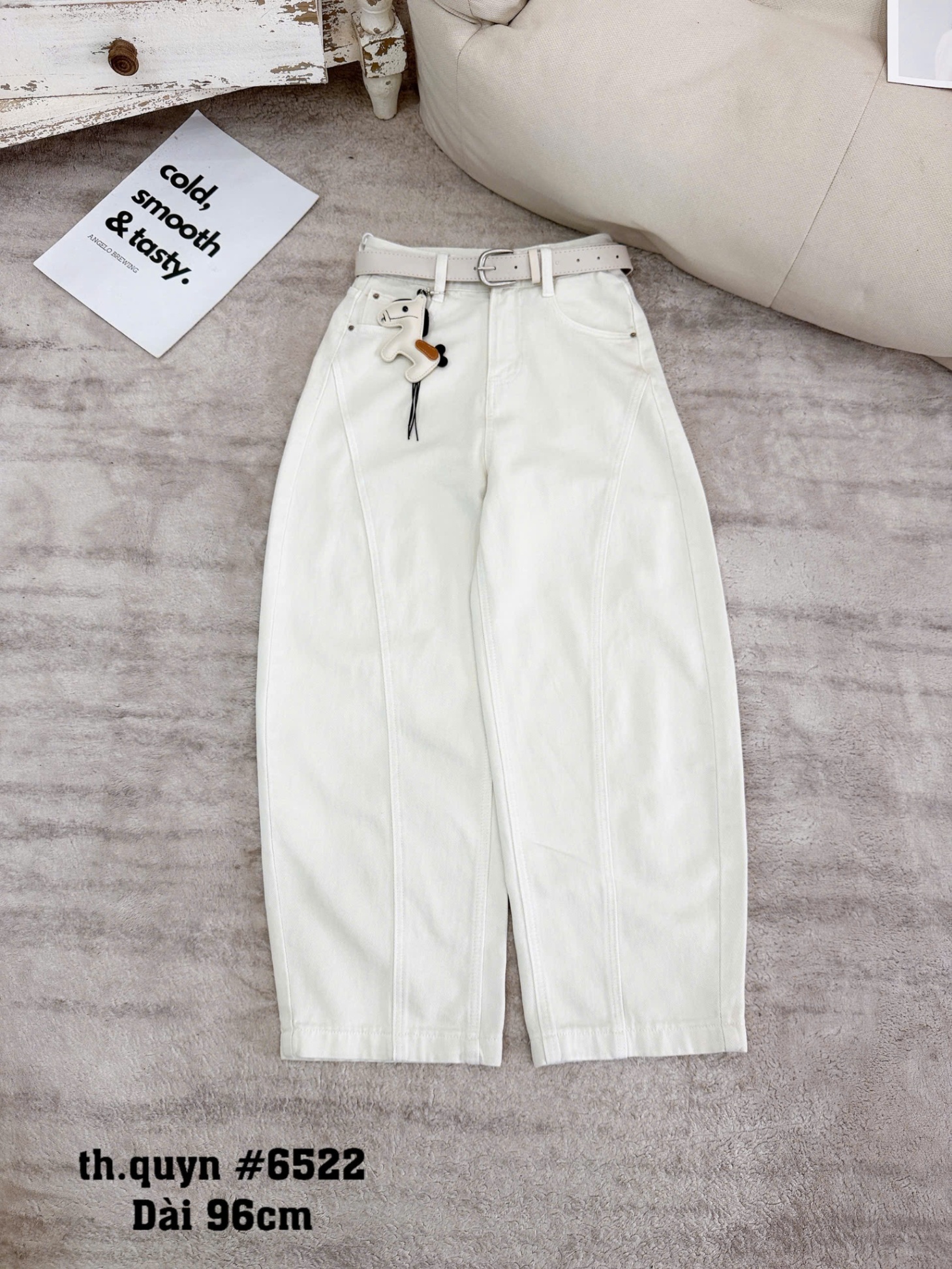 Q6522 Quần jean tag ngựa 96cm