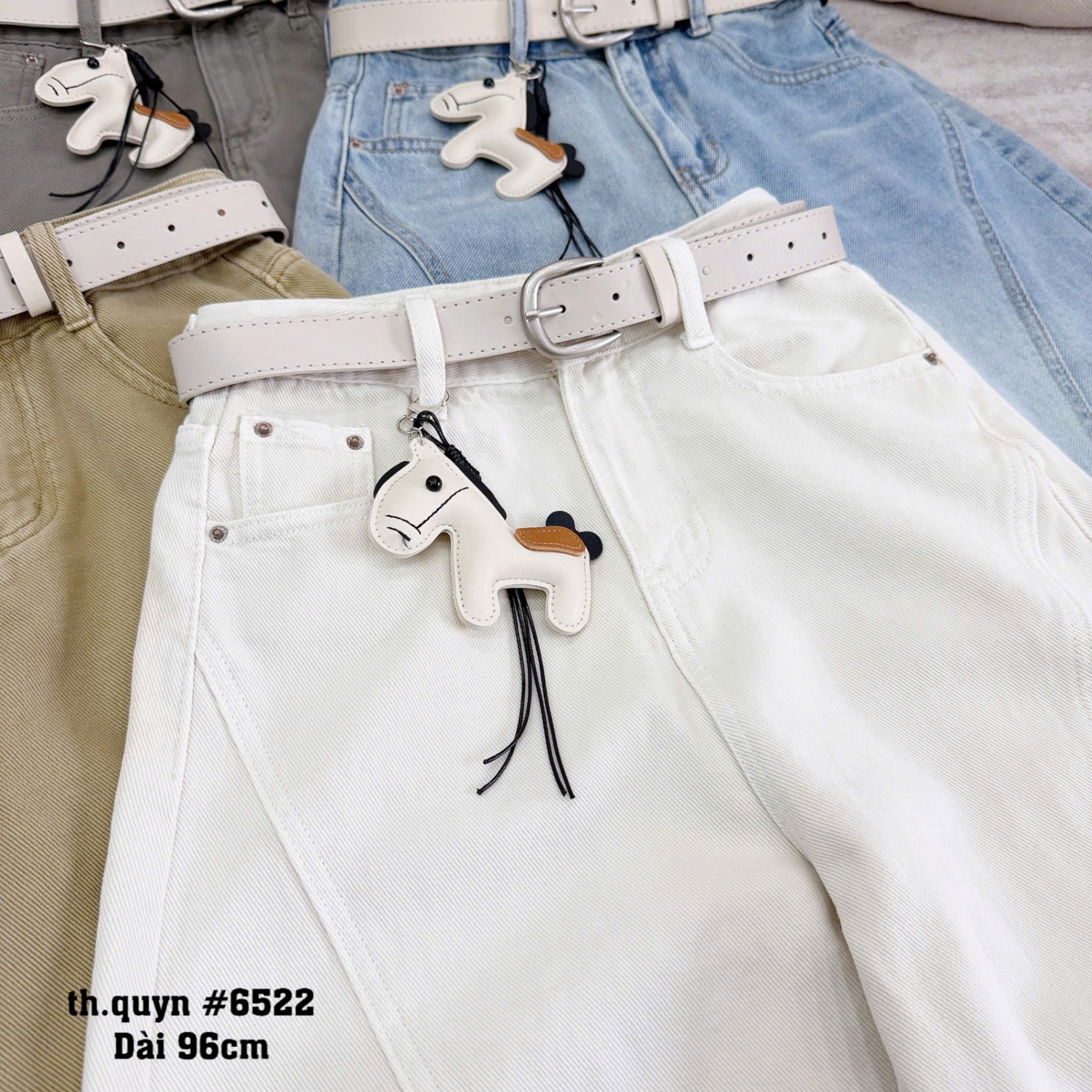 Q6522 Quần jean tag ngựa 96cm
